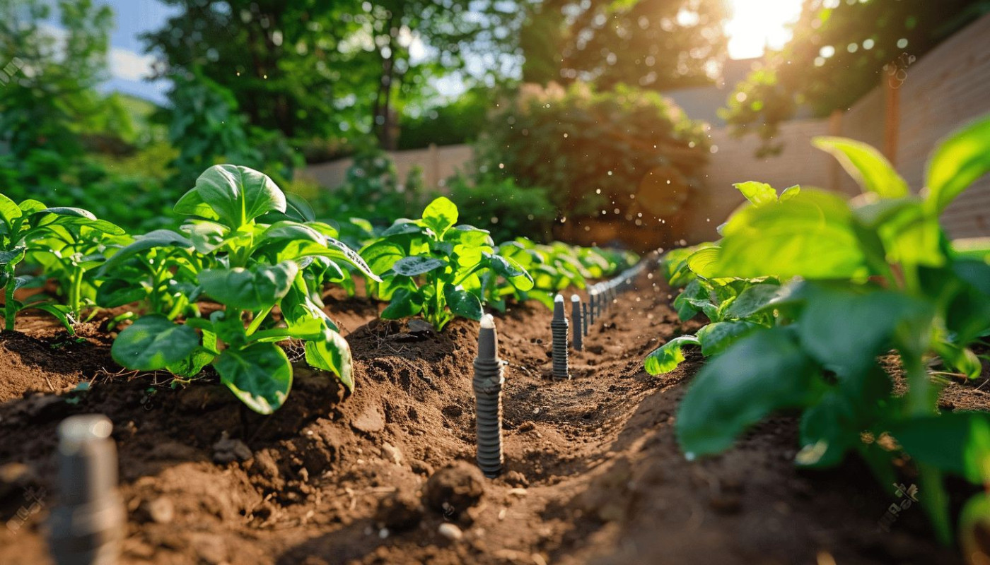 Installation d'un système d'arrosage goutte-à-goutte DIY pour un jardin économe